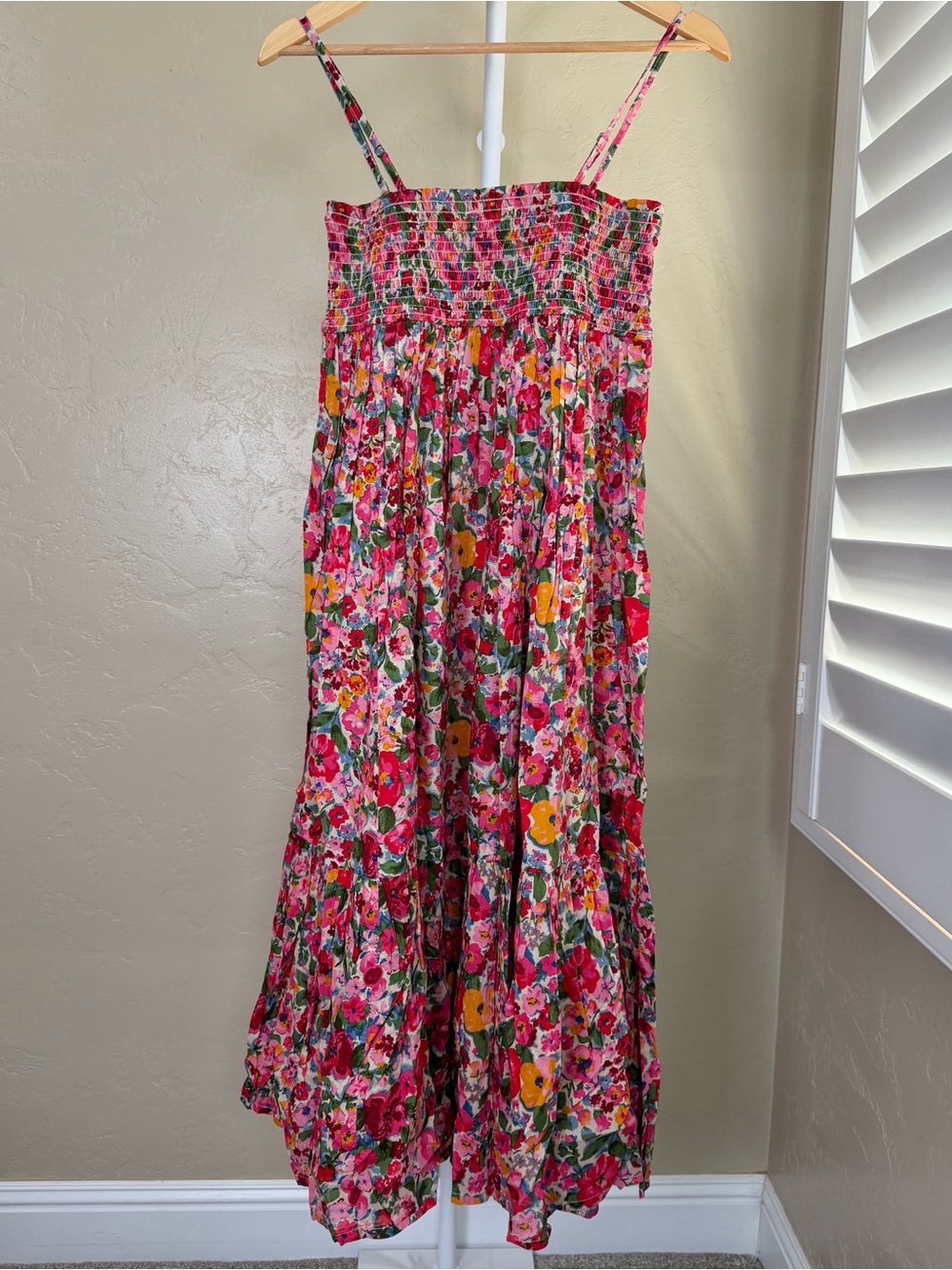 NATURAL LIFE Pink Floral Midi Dress Maxi Skirt Convertible Medium NWT Cotton - Picture 8 of 11